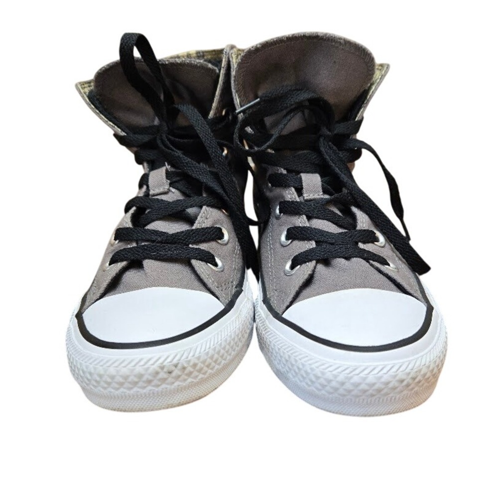 Converse Chuck Taylor All Star High Top Sneakers Gray Womens Size 8 EUC - Picture 7 of 8